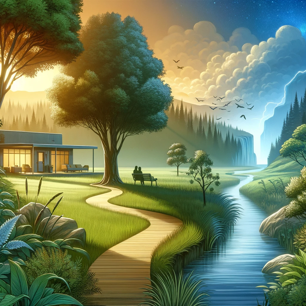 DALL·E 2024 02 15 12.20.40 A realistic and engaging illustration that captures the essence of navigating the journey to find a suitable psychiatrist for mental health care. The 1 1